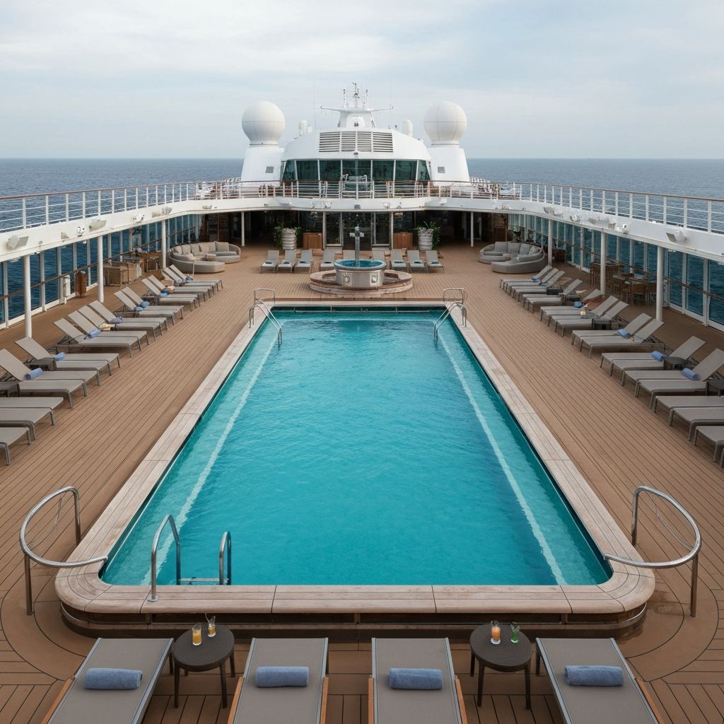 Бассейн на круизном лайнере